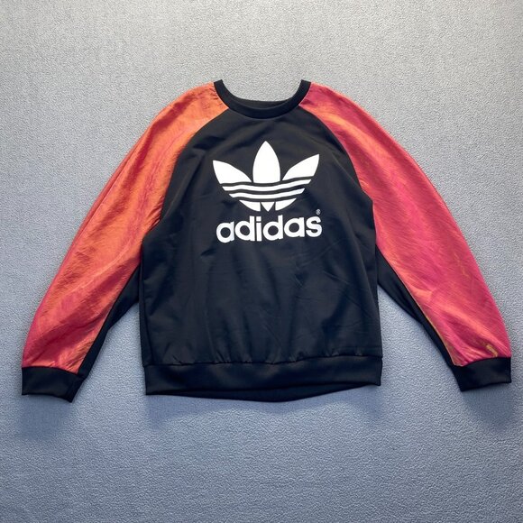 Adidas Originals Rita Ora Space Shifter Iridescent Holographic Crew Neck Size M - Picture 2 of 12